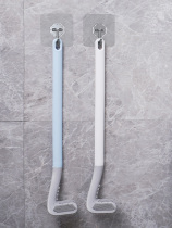 Toilet brush household without dead corners long handle toilet artifact wall-mounted base gap golf silicone toilet brush