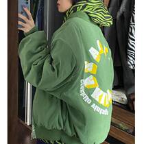 Bread clothing female 2021 Winter new Korean students double coat coat baseball suit oversize cotton coat