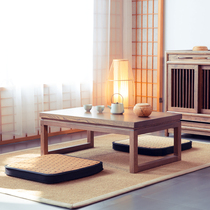 Quanyou Jiale Old Elm Tatami Tea Table Solid Wood Window Table Small Coffee Table Japanese Low Table Kang Table