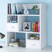 Bookshelf shelf desk student storage shelf simple desktop small shelf home simple bookcase bookcase desk rack