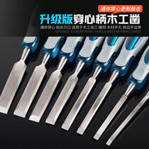 Chrome vanadium steel piercing handle woodwork chisel solid wood wood chisel flat chisel flat chisel flat chisel knife woodworking tool wood chisel set