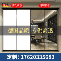 Intelligent electronically controlled dimming glass film atomized glass projection energized transparent power-off electronic self-adhesive film color-changing glass