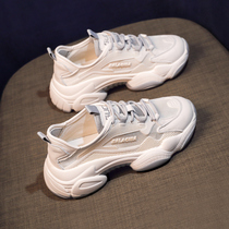 Super display leg length Super explosive mesh old father shoes Net red trend 2021 summer new female xie breathable summer
