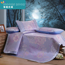 Summer Foldable Double Jacquard Ice Silk Air Conditioning Mat three sets of students Single beds Dormitory Soft Mat mat