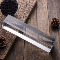 Fine ground transparent crystal glass brick partition wall entrance hotel bar background wall bar
