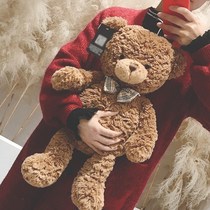 Cute hug bear doll teddy bear doll bear doll stuffed toy girl birthday gift sleeping pillow