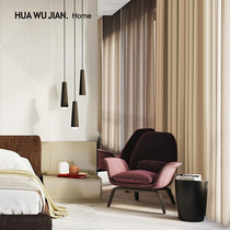 Curtain Nordic simple velvet 2021 new modern light luxury bedroom living room shading high-grade atmospheric window