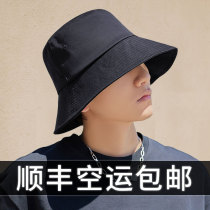 Big brim Fisherman hat Mens tide summer sunscreen Big head circumference hat Mens summer sun hat Japanese sun hat