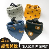 New Spring Autumn Triangle Towel Baby Big Saliva Towel Boy Girl Han Edition Foreign Air Scarf Around baby