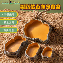 Doomsday series crawling Pet pot lizard basin hermit crab horned frog bubble tub feeding box drinking water easy to clean