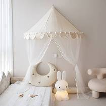 ins childrens tent wall hanging mosquito net princess home girl baby crib curtain anti-mosquito reading corner decoration