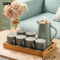 Cup mens high-end mens office fashion home water cup living room mug ceramic cup ceramic cup family set gift box
