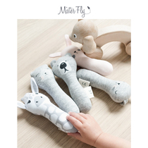 More simple Ins style Australian original MisterFly appease rattles baby grip toy toddler doll