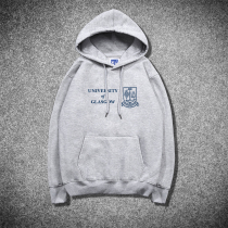 Glasgow University pullover casual top Universyof Glasgow grid commemorative hoodie study abroad
