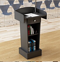 Podium Multimedia classroom for training courses Podium Mobile podium Broadcasting host desk High-end consulting desk Front desk