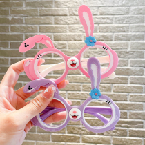 CHILDRENS GLASSES FRAME SILICONE SOFT LEG GIRL CARTOON STAR DELLA TIDE NO LENS SUNGLASSES LITTLE GIRL FOREIGN AIR SPECTACLE FRAME