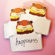 Magnetic rewritable whiteboard magnetic stickers English early education teaching aids kindergarten classroom interactive hamster game toys