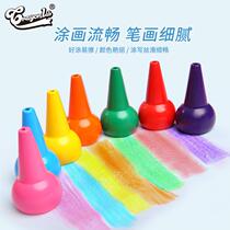 Children baby crayon toy educational music safety set early education set Tower Japanese baby color building block color 12