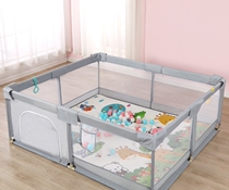 Fenced infant bed mattress bed for childrens anti-fall protection fence against falling bed artifact floor dual-purpose bed baffle