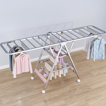 Floor cool drying rack baby baby folding indoor clothes quilt artifact household balcony stainless steel outdoor