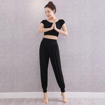 Summer Yoga Suit Women Modale Beginner Scholar Professional Big Code Dance Fitness Wear Kharen Pants Practice Service