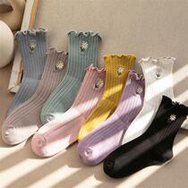 Moon Sox Summer pure cotton loose moisture absorption perspiration Breathable Maternal Air Conditioning House Warm Socks Spring Autumn Pregnant Women Pine Stockings