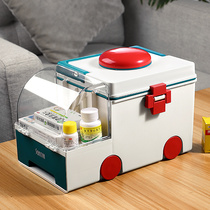 Medicine bag storage medical box household high-value charge medical box full set of medical box with bag girl box cute Net Red