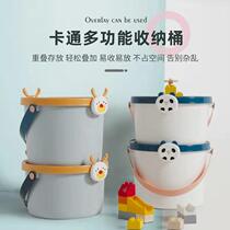 Childrens toy storage barrel children cartoon storage box snack storage barrel large storage box plastic storage box