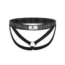 Male T-shirt Spice Sexy Super-Slinger Silicone Ringer men t pants double Dingday with lock fine ring a rope overdew