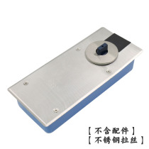 Glass door wooden door universal ground spring with spring new z star Crown h-220 framed door frameless positioning two-speed