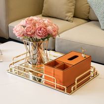 European style carton advanced sense tissue box designer new Chinese high-end art box office high-end