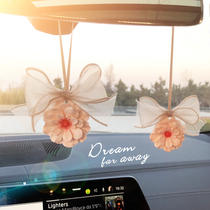 Car pendant ins in car Hanging Accessories Fancy Flowers Car Hung On-board Perfume Fragrant web Red Decorative Items Lady