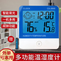 Electronic digital display hygrometer Household indoor baby room dry and wet high precision hygrometer thermometer HTC-1