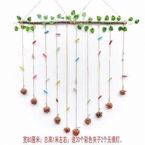 Photo wall decoration wall decoration wall hanging photo creative handmade dry branches hemp rope photo wall pastoral modern simplicity