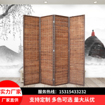 Factory spot foreign trade original single environmental protection paper rope hand-woven double-sided partition screen