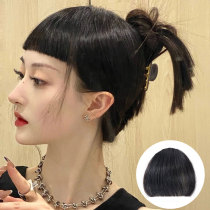 Two-dimensional eyebrow bangs wig Female comic Qi bangs wig piece round face natural forehead hairline wig stickers