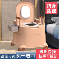 Japan Mobile Old Man Sit Toilet Household Senior Anti-odor Room Portable Toilet Pregnant Maternity Sit in a Sit Chair