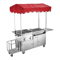 Fryer Commercial stall cart Sizzling squid skewers Snack car Street night Market hot items Oden