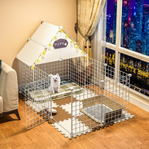 Dog cage fence type Pet cat special dog anti-escape dog fence Indoor height with partition Outdoor