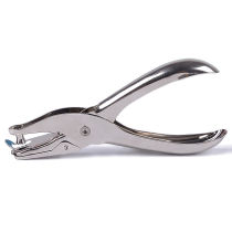 Punch machine Metal single hole punch Stationery double hole labor-saving manual loose-leaf paper cute round hole punch machine