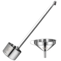 Funnel household 304 stainless steel kitchen size caliber liquor with filter oil 316 wine raisin beater