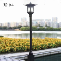 Chinese imitation antique straw terrace light garden villa outdoor waterproof meadow outdoor patio BRIGHT LED STREET LAMP GATE LIGHTS