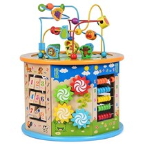 Seven Body Wrap of Pearl Puzzle Toy Hexahedron Happy Farm Octahedron Baby Baby Early Teach Busy Baobao Box