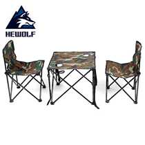 Outdoor folding tables and chairs set barbecue camping driving equipment suit portable tables and chairs five 5