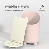 Bottle brush rack drying rack baby brush large storage box drain portable storage tableware baby brush