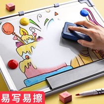 Childrens water-based morning light water pen large white version household whiteboard brush white shift capacity pen erasable drawing board watercolor color color
