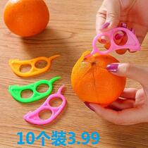 Small Rat Open Orange Peel Orange Instrumental creative multifunctional exfoliation Divine Instrumental Long plastic Exfoliation Orange Peel Orange Peel