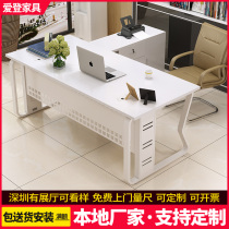 Shenzhen office furniture desk simple modern single boss table big class desk manager desk computer desk