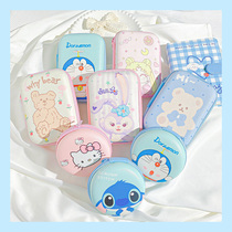 Headphone Number of packets According to line Contained Bag Portable Charger Mobile Hard Drive Finishing Protective Sleeve Charger Cute Cartoon Containing Case Charging Pu Pan Phone Line Notebook Power Cord Zero Wallet