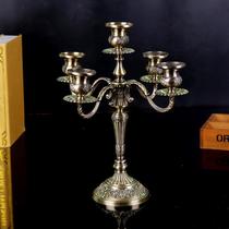 Manufacturer Direct Sales Eurostyle Metal Creative Candle Holder Hotel West Restaurant Candlelight Dinner Romantic decorated candle holder